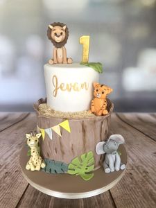 Julies Cake Company two per jungle birthday cake