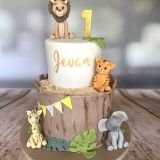 Julies Cake Company two per jungle birthday cake